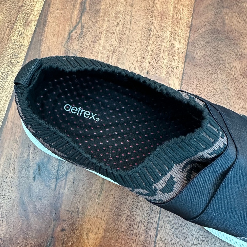 ☀️ AETREX Allie Leopard Arch Support Sneaker - Picture 4 of 13